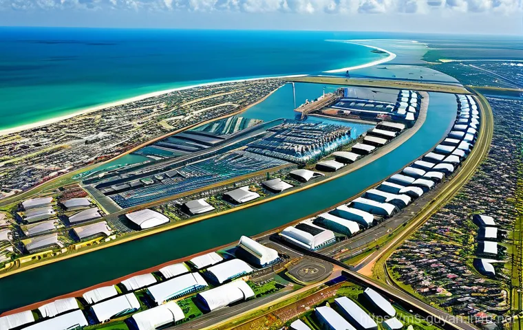 가이아나 환율 및 금융시장 - Here are three detailed image generation prompts in English, keeping all your specified guidelines i...